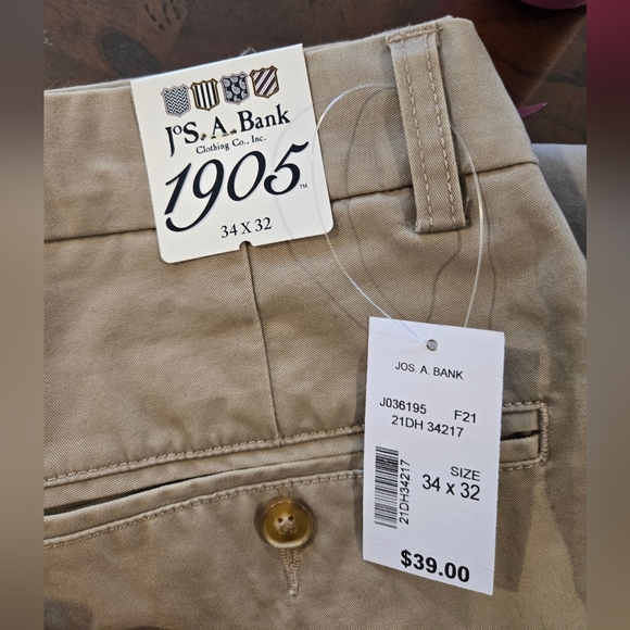 Jos a. Banks chinos 34x32 - Picture 3 of 3
